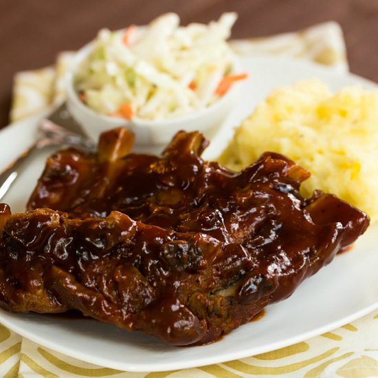 Slow Cooker BBQ Ribs