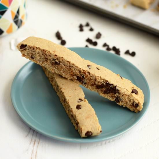 Grain-Free Maple Chip Biscotti