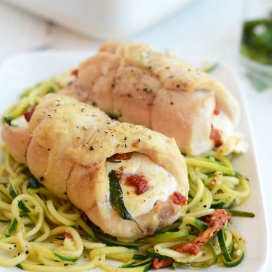 Caprese Stuffed Chicken Breast