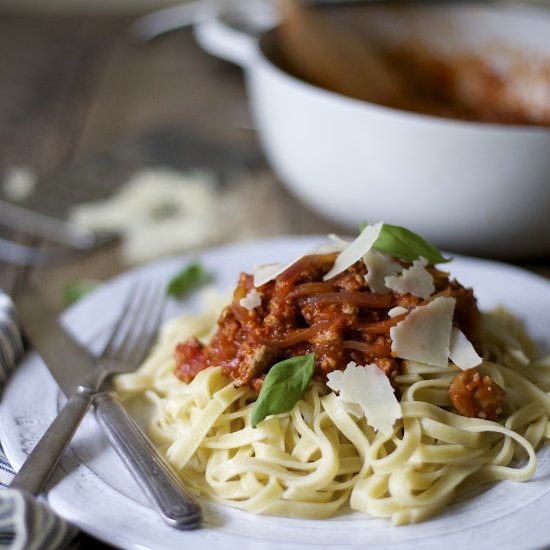 Italian Sausage Ragu