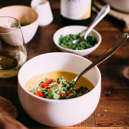 Miso Butternut Squash Soup