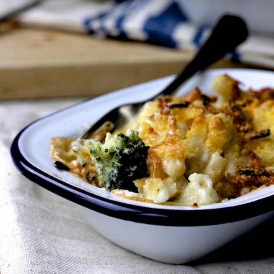 Broccoli and Chorizo Mac and Cheese