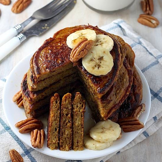 Healthy Pumpkin Pancakes