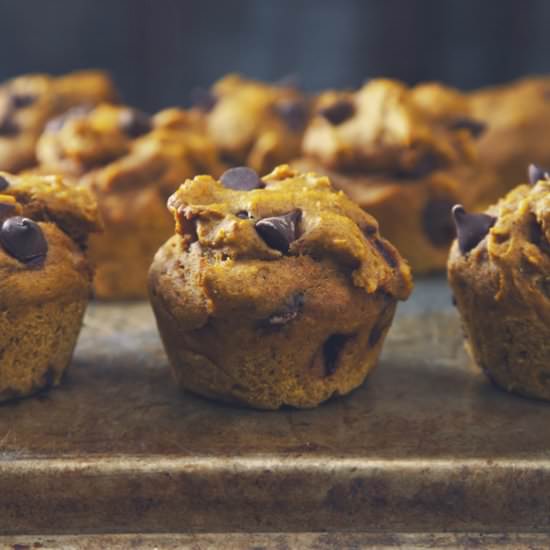 PB Chocolate Chip Muffins