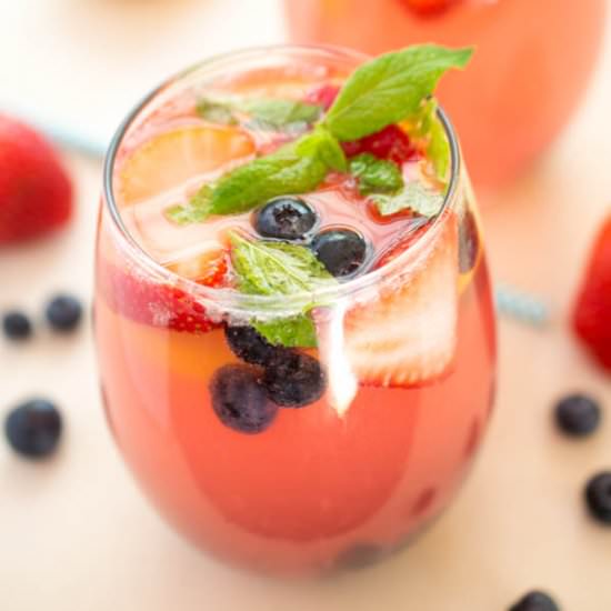 Spiked Berry Lemonade