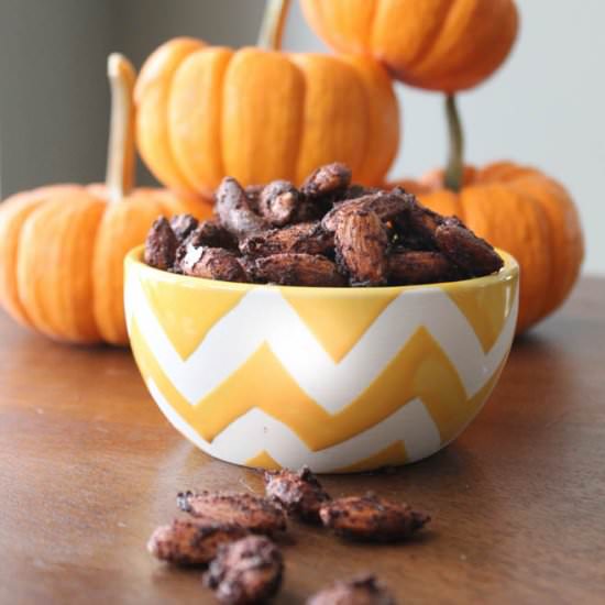 Sweet & Spicy Pumpkin Almonds