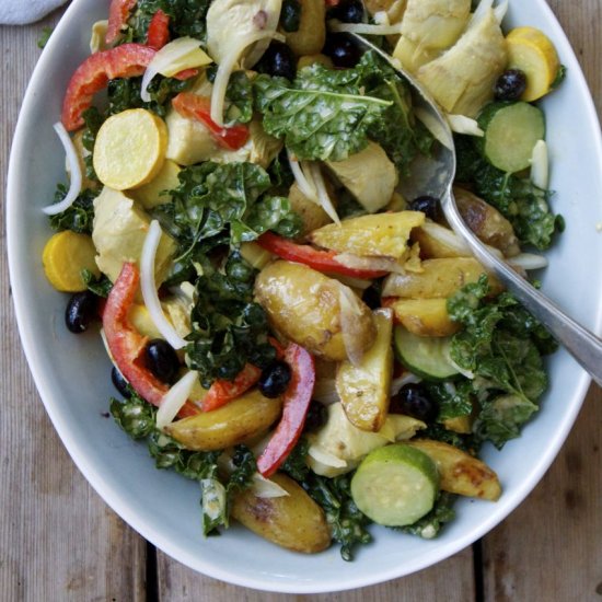 Market Potato & Kale Salad