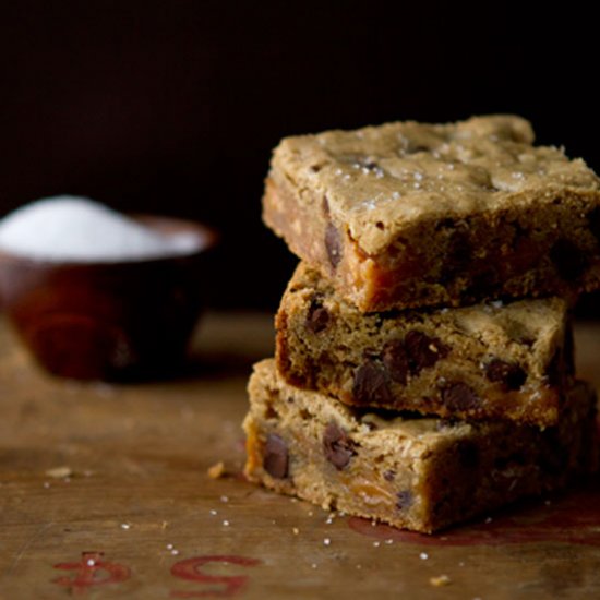 Salted Caramel Blondies