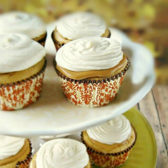 Maple Cupcakes with Maple Icing