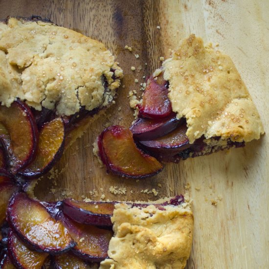 Rustic Plum Tart