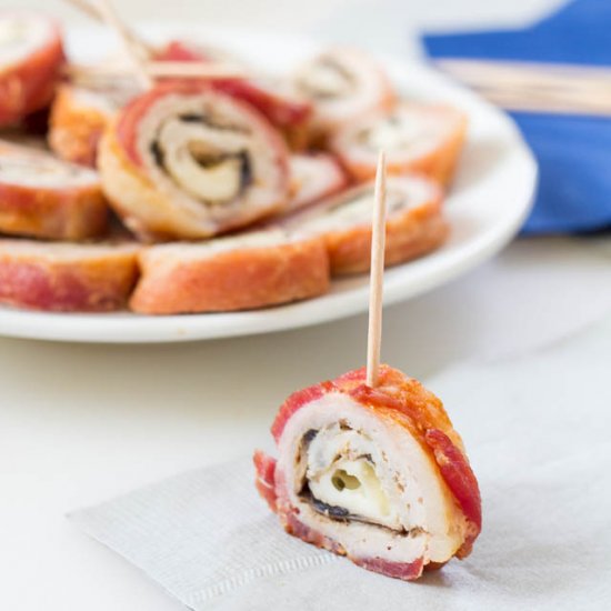 Bacon Wrapped Pork Roll-ups