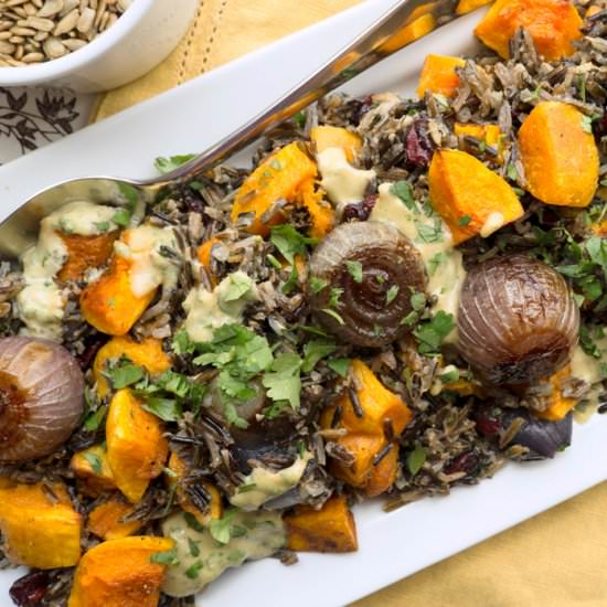 Butternut Squash & Wild Rice Salad