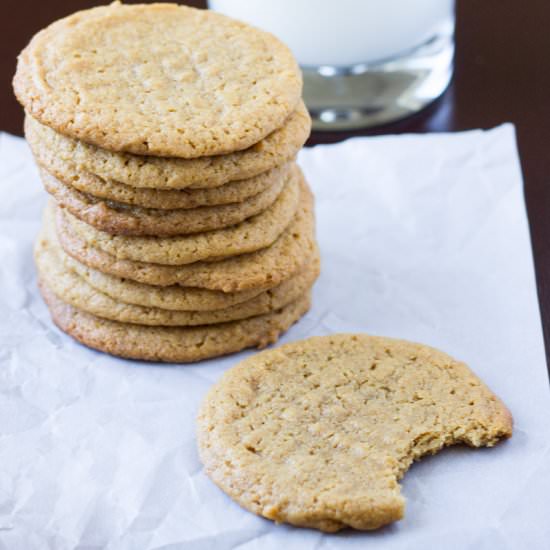 Flourless Peanut Butter Cookies