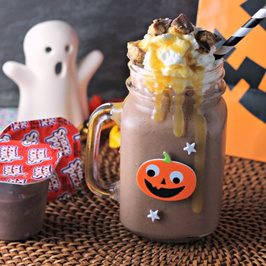 Candy Bar Pudding Cup Smoothie