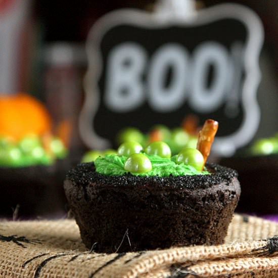 Witch’s Brew Cauldron Cookie Cups