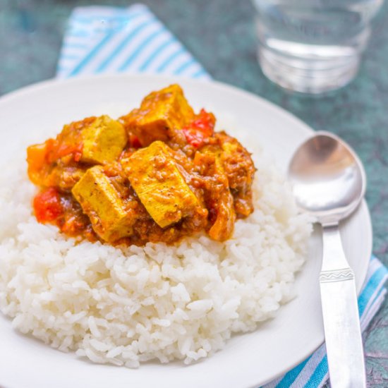 Spicy Curried Tofu