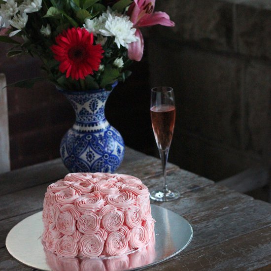 Pink Champagne Cake