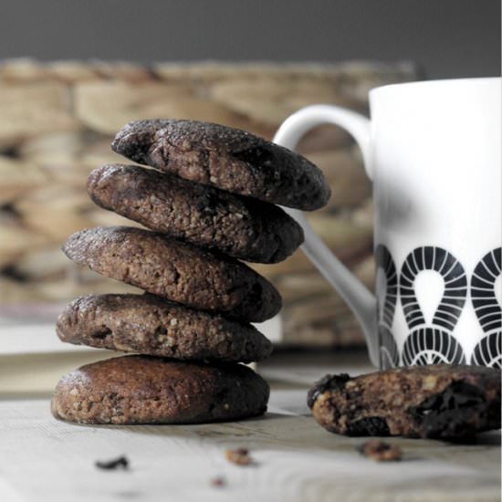 Chewy Double Chocolate Cookies