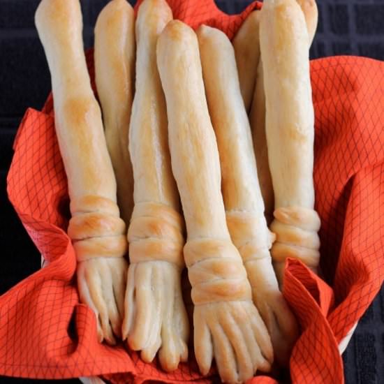 Witch’s Broomstick Breadsticks