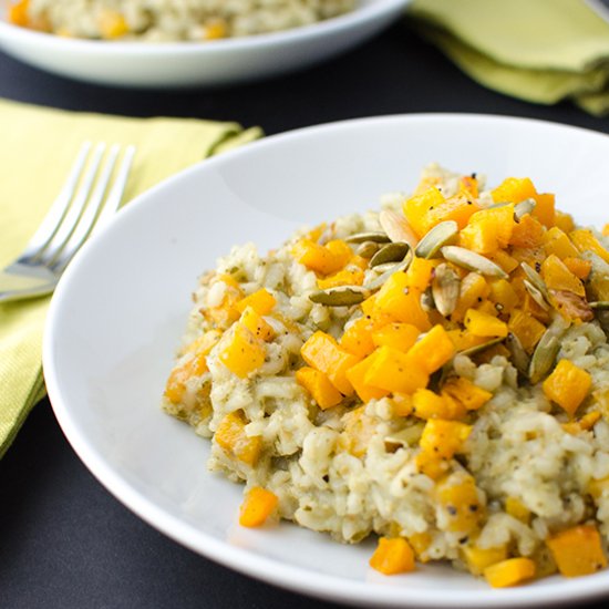 Pumpkin Pesto Risotto