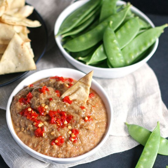 Spicy Roasted Eggplant Dip