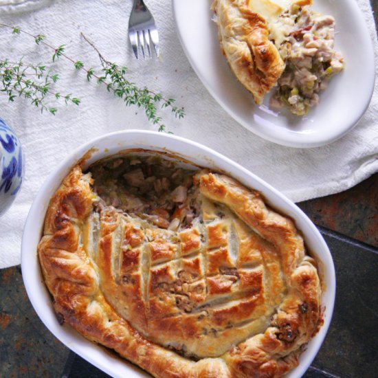 Turkey Leek Pot Pie