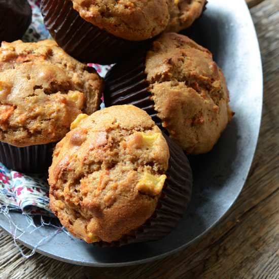 Carrot Cake Breakfast Muffins