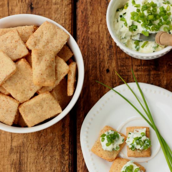 Grain-free Cheese Crackers