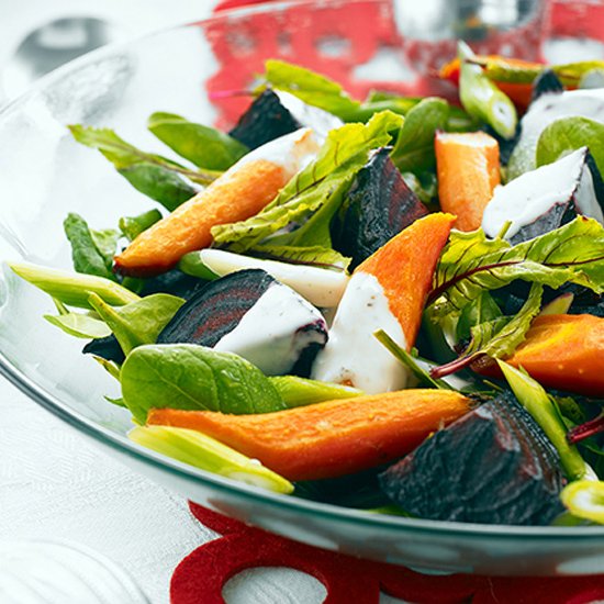 Festive Roast Beet Salad