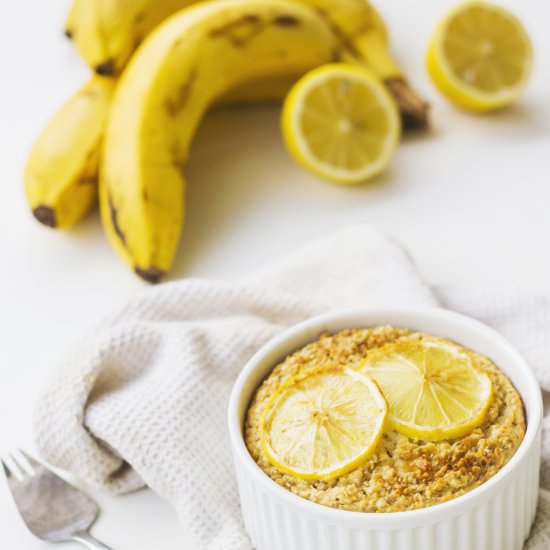 Lemon Pie Baked Oats