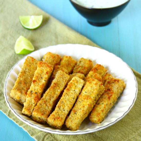 Baked Parmesan Eggplant Fingers