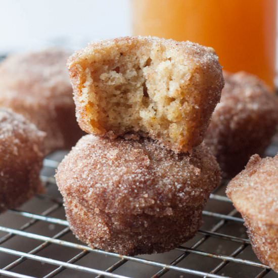 Apple Cider Doughnut Muffins