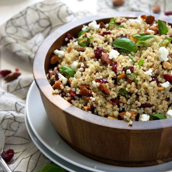 Cranberry & Almond Quinoa Salad