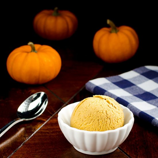 No-Churn Pumpkin Spice Ice Cream