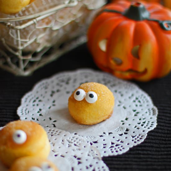 Mini baked pumpkin doughnut