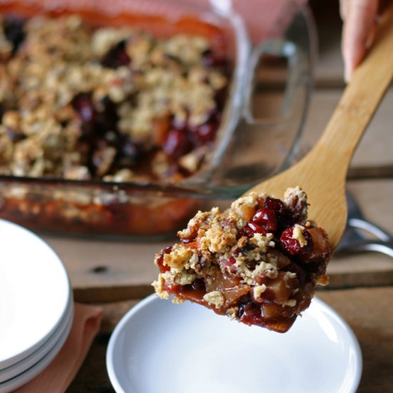 Cranberry Pear Crisp