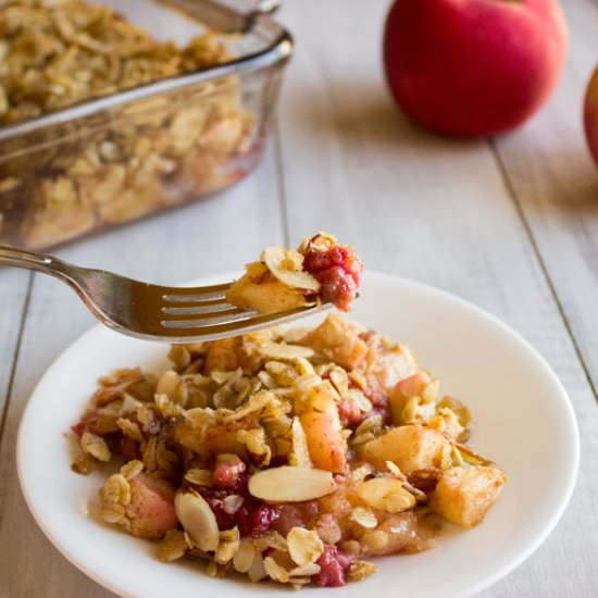 Raspberry Apple Crisp