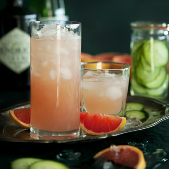 Cucumber-Infused Gin Fizz