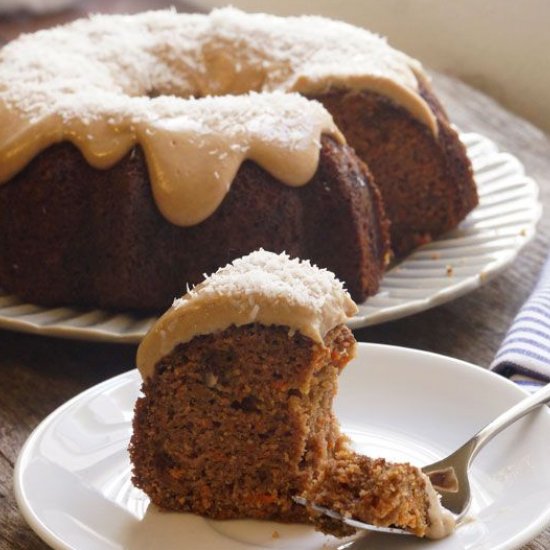 Coconut Flour Carrot Cake