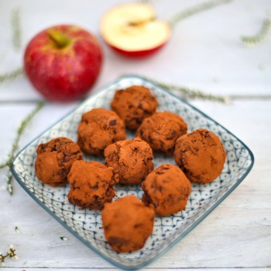 Dark Chocolate and Apple Truffles