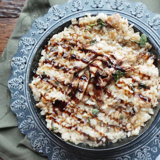 Balsamic Chicken Risotto