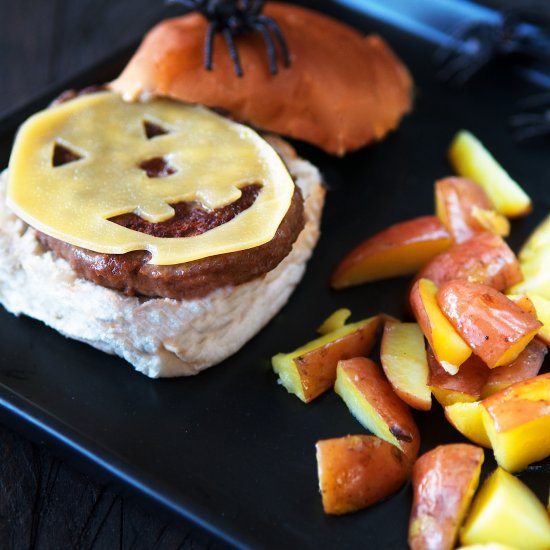 Cheeseburger and Oven Fries