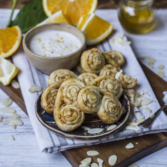 Honey Almond Palmiers