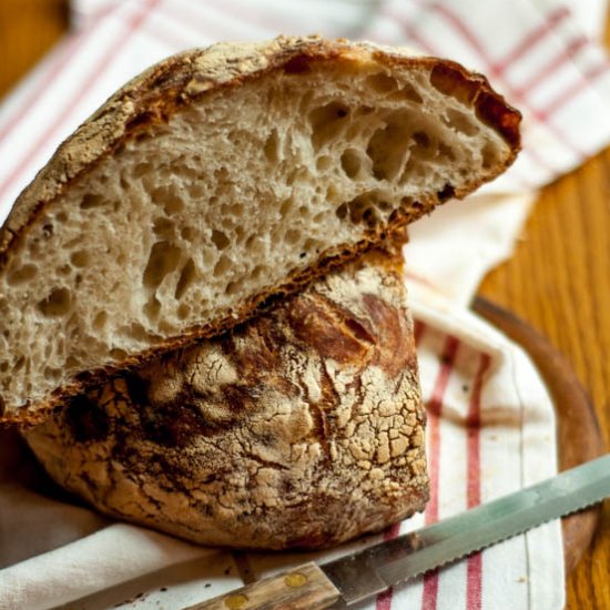 No Knead Bread (Sourdough Bread)