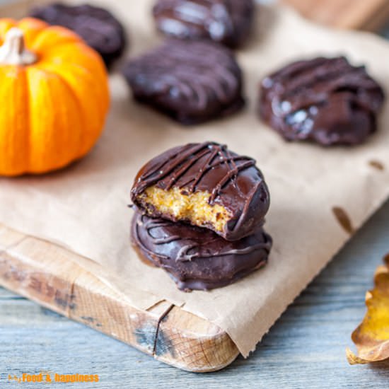 Pumpkin Cream Chocolate Cookies