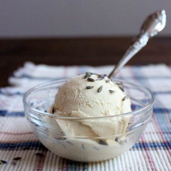 Honey Lavender Ice Cream