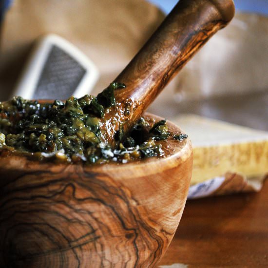 Rustic Smoky Pesto