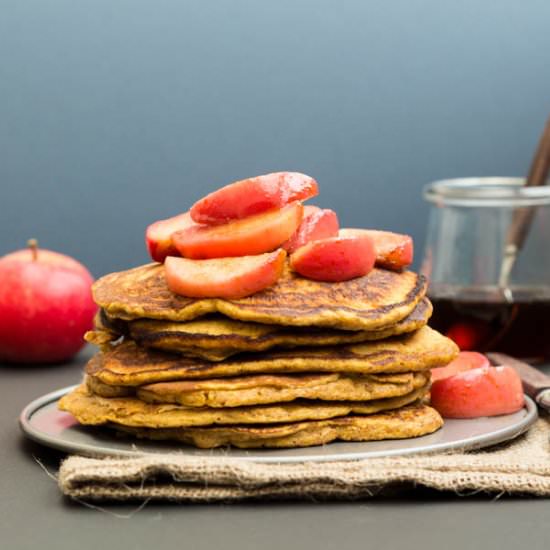 Wholemeal Pumpkin Pancakes