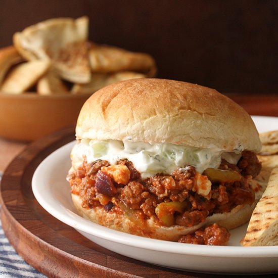 Greek Sloppy Joes