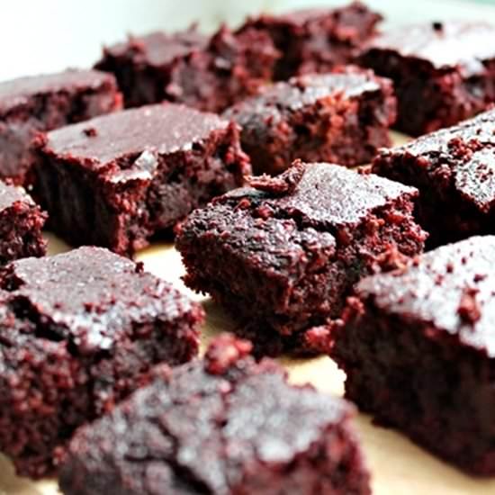 Fudgy Chocolate Beetroot Brownies